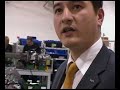 Technical presentation given on manufacturing plan floor.