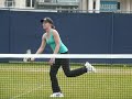 Martina Hingis During Practice at AEGON International 2011