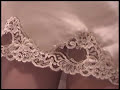 young girl in silky half slip