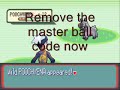 Infinite masterballs pokemon ruby sapphire