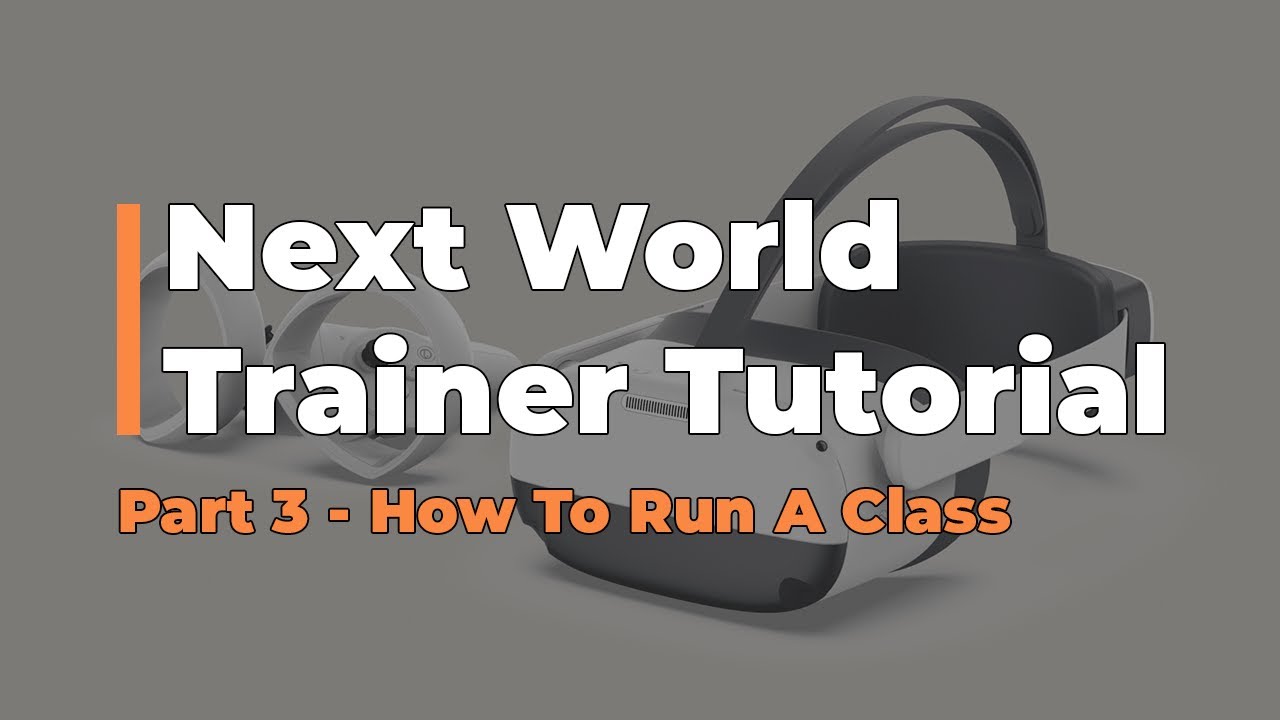Trainer Tutorial Part 3 - VR Training Example