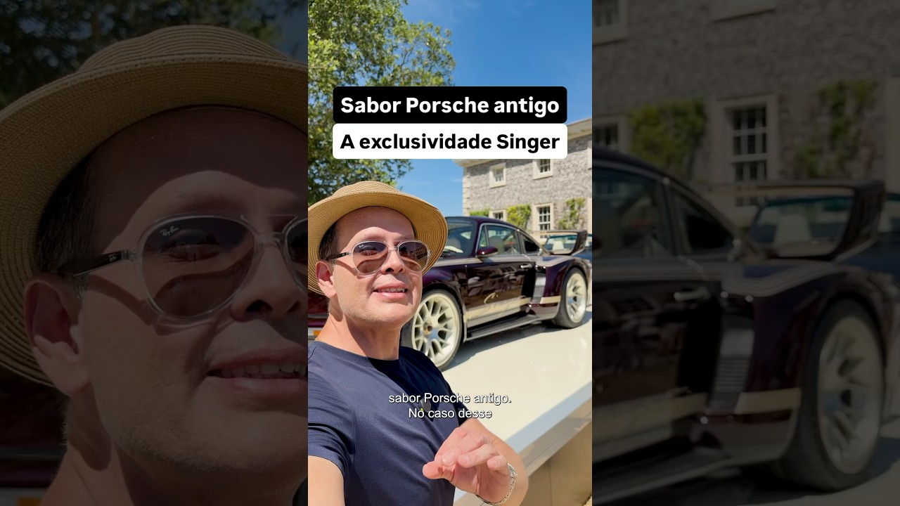 Sabor Porsche antigo! A exclusividade Singer.