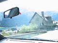 driving into a swiss village in Graubunden driving into a swiss village in Graubunden