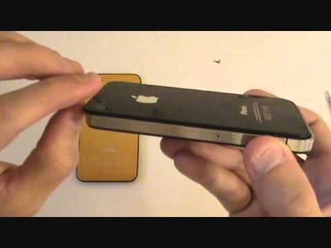 how to remove iphone 4 screen