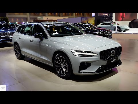2025 Volvo V60 Plus Dark T8 AWD Plug-in Hybrid / In-Depth Walkaround Exterior & Interior