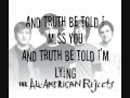 The All-American Rejects- Gives You Hell + Lyrics