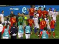 Tangana al final del partido amistoso España-Chile. 2/9/11