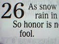 PROVERBS 26 (the 26th day of the month) PROVERBS 26 (the 26th day of the month)