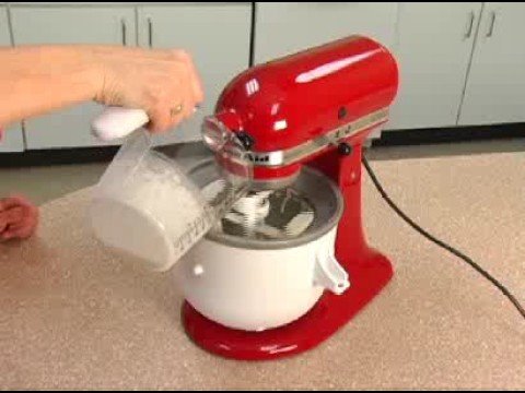 how to attach ice cream maker to kitchenaid