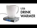 USB Drink Warmer with 4-port USB 2.0 Hub