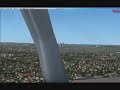 FSX Qantas landing Sydney FSX Qantas landing Sydney