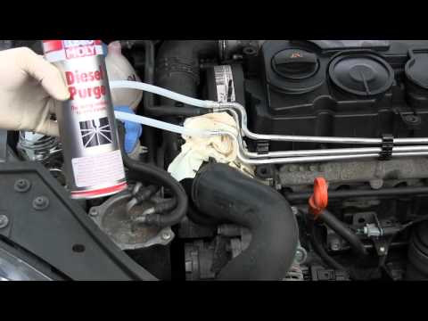 How to use diesel purge VW TDI engine (Audi TDI similar)