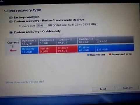 how to recover vaio s'series