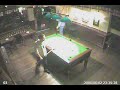 crazy magpie attacks a mackem over a game of pool
