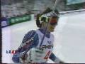 Carole Merle 1993 TV before & after World Ski Championships