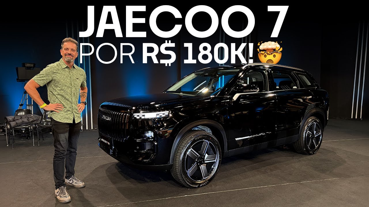 279 cv por 180k: Jaecoo 7 Elite vai DAR TRABALHO pra concorrência