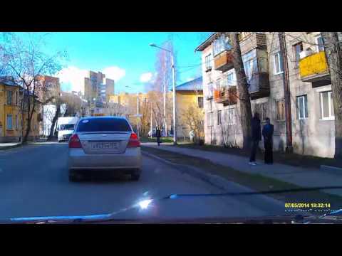 Я свидетель ДТП, Пермь 09.05.2014 (Запись видеорегистратора)