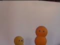 Keepon and Orange-Keepon-With-No-Nose Dancing to Spoon