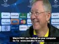 Wolfsburg Vs Manchester United 1-3 - Sir Alex Ferguson - Champions League