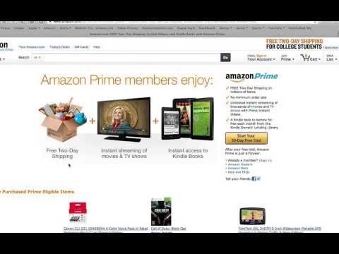 how to get amazon prime for free