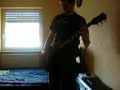 My Guitar Strap broke while i was trying to jump off my amp. pretty funny.
