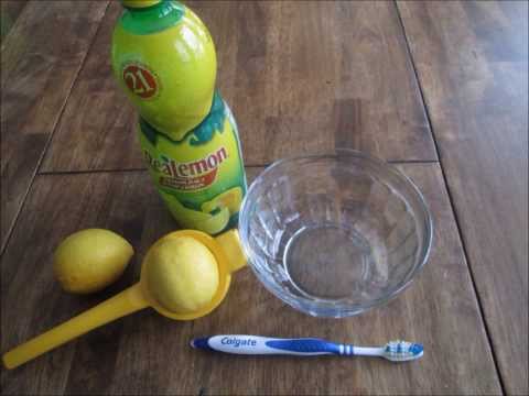 how to whiten nails with lemon