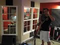 in the studio!