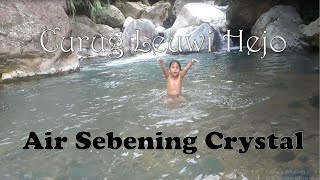 swim in a mountain waterfall