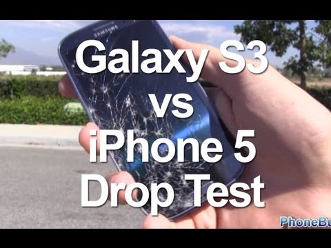iPhone 5 vs Samsung Galaxy S3 Drop Test