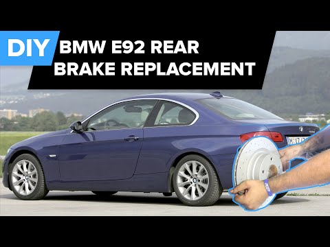 BMW Brake Replacement (E92 Rear Sensor, Pads & Rotors) FCP Euro