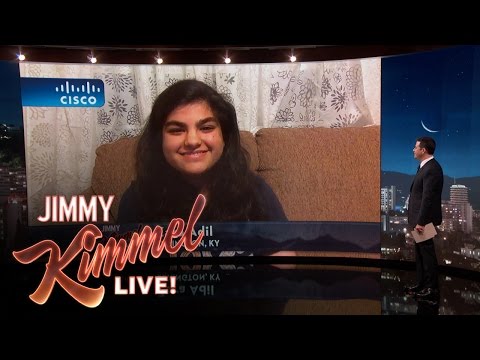 Jimmy Kimmel Interviews Brave Tobacco Shop Cashier