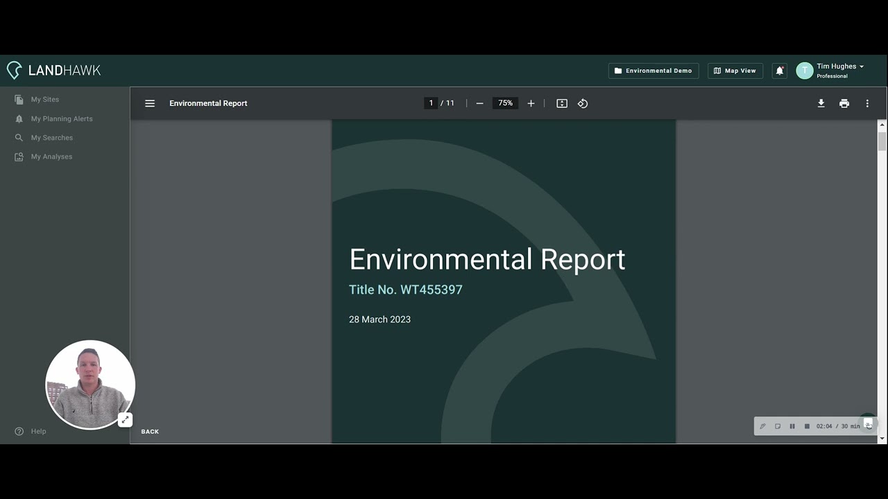 Create Environmental Constraints Reports in LandHawk