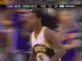 Mickael Gelabale with the scoop reverse! 2008-02-24, VS LAL