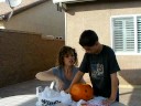 CARVING OUR PUMPKIN CARVING OUR PUMPKIN
