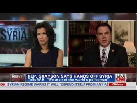 Grayson tells White House: Don't Attack Syria