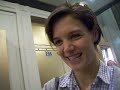 signing at stage door. 09/23/08 nyc
