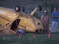 Vintage Stinson Plane Crash In Field - Graham WA