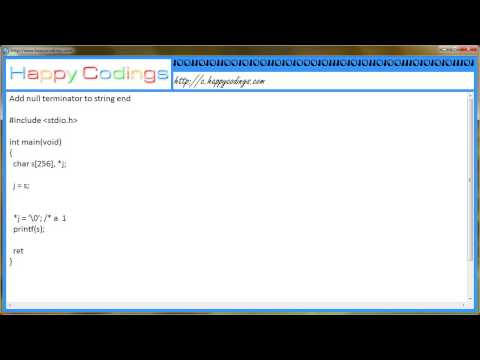 how to test empty string in c