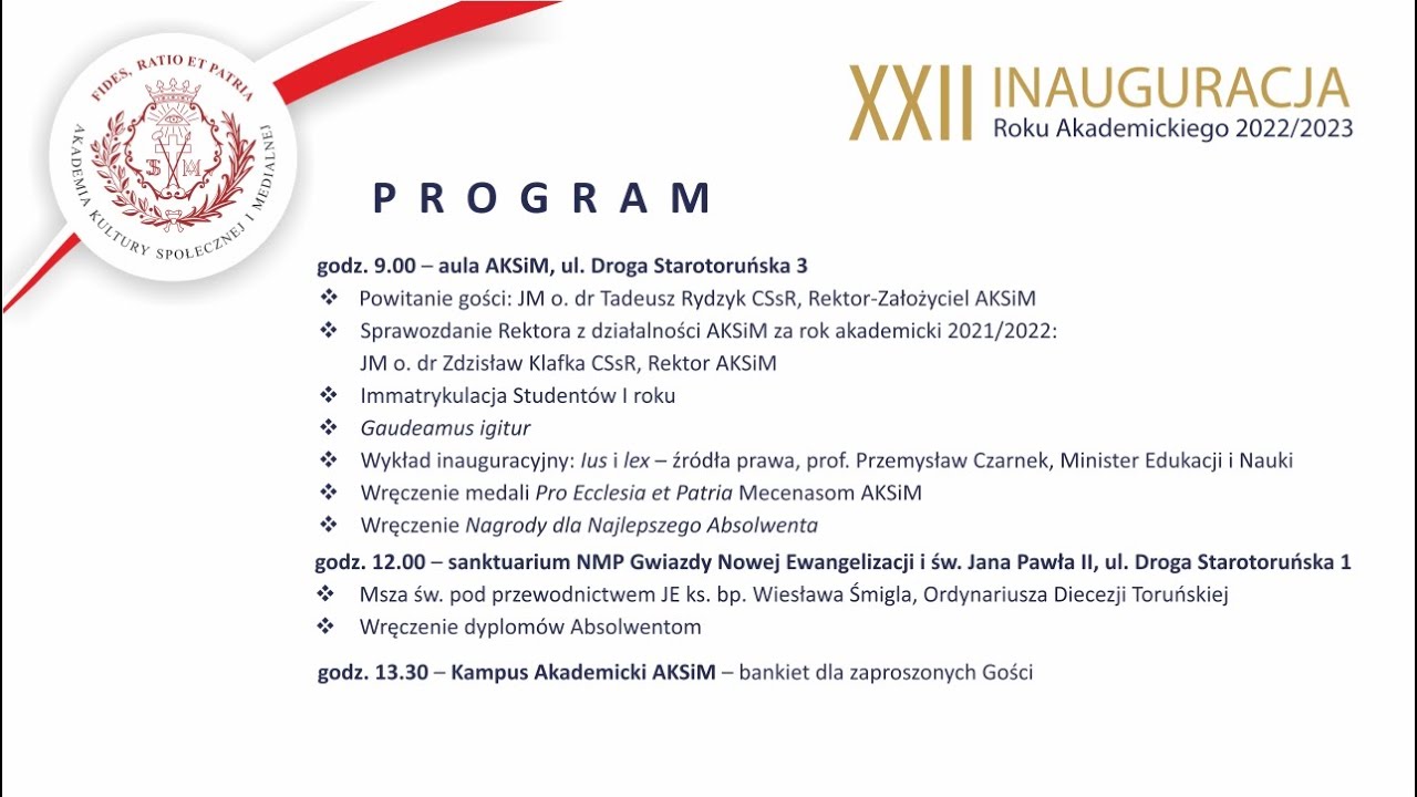 Wdzięczni za rok nauki i formacji