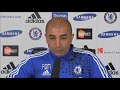Roberto Di Matteo spoke to the press ahead of the last game of the season against Blackburn.