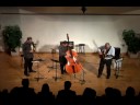 aaron miller faculty jazz bass recital. brent jensen sax, jamie findlay gtr, aaron miller bass.