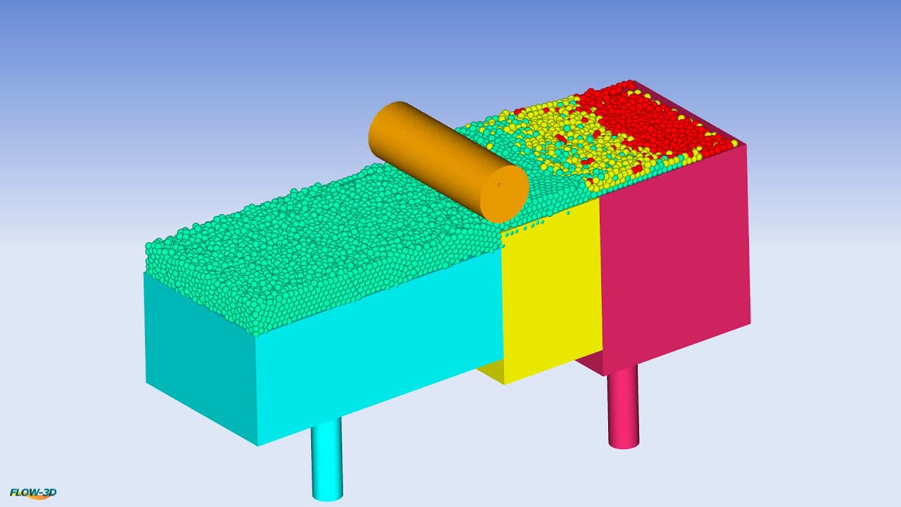 Powder Bed Spreading Simulation | FLOW-3D AM