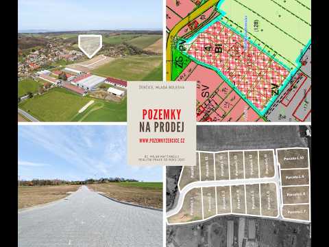 Video Prodej stavebního pozemku 825 m², Žerčice