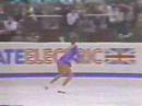 After a disaster in the short program (placing 11th in the segment), Jill Trenary recovered with a 4th place finish in the long program segment to place 5th overall at the 1988 World Championships, up 2 places from the previous year.