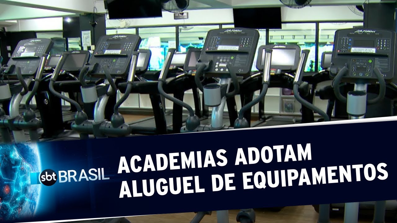 De portas fechadas, academias começam a alugar equipamentos durante pandemia | SBT Brasil (30/05/20)