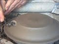 SIMON LEACH - trimming a plate !!!