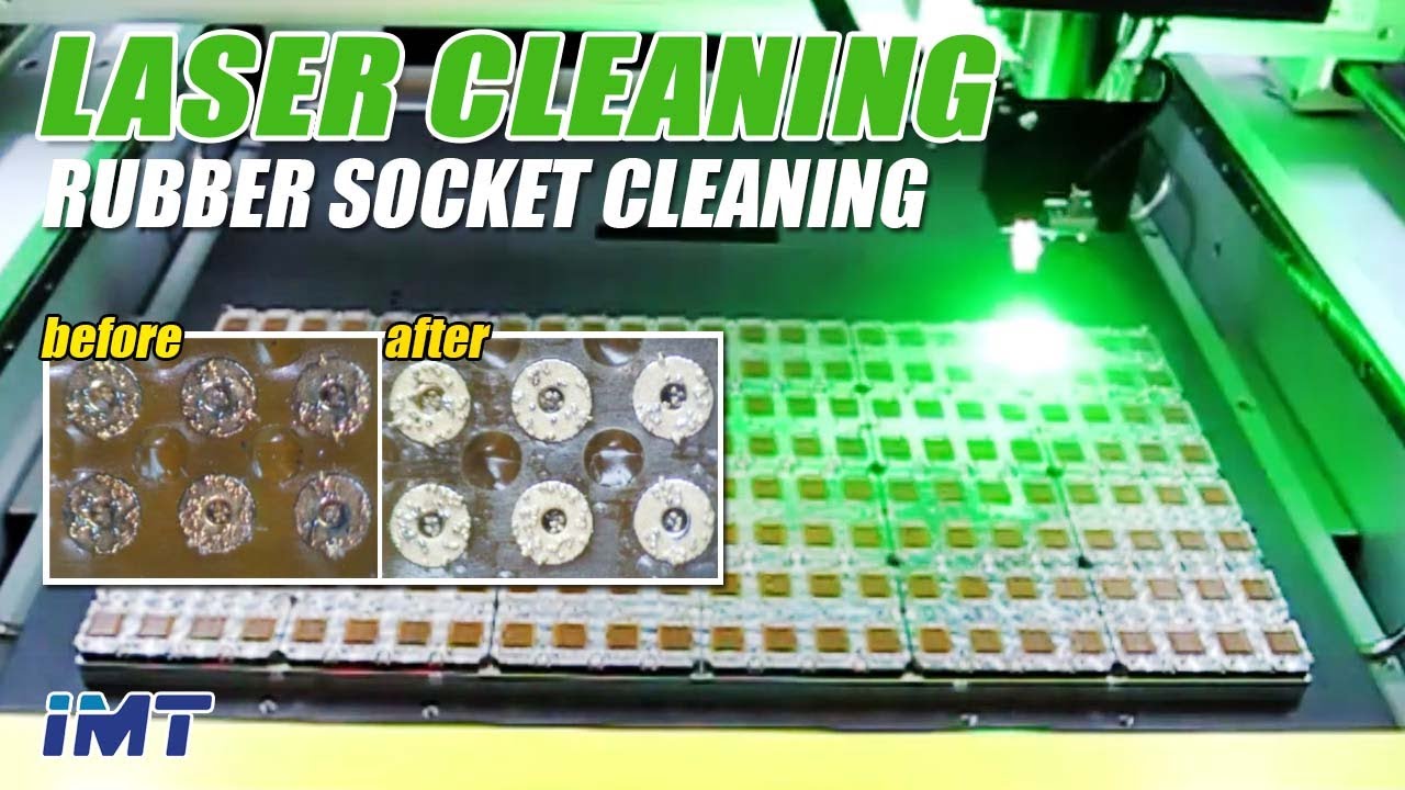 39. Test Socket cleaning by using iMT 400S (iMT 400S를 사용하여 테스트 소켓 클리닝)