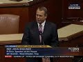 Speaker John Boehner spoke on the House Floor Friday afternoon regarding the Interest Rate Reduction Act (HR 4628), legislation by Rep. Judy Biggert (R-IL) that would extend current student loan interest rates by cutting spending from an ObamaCare slush fund. Congressman Steve Womack was presiding over the House during the debate.