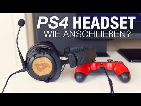 PS4: Headset anschließen? So geht's! (Deutsch)