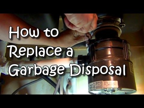 how to remove garbage disposal flange from sink